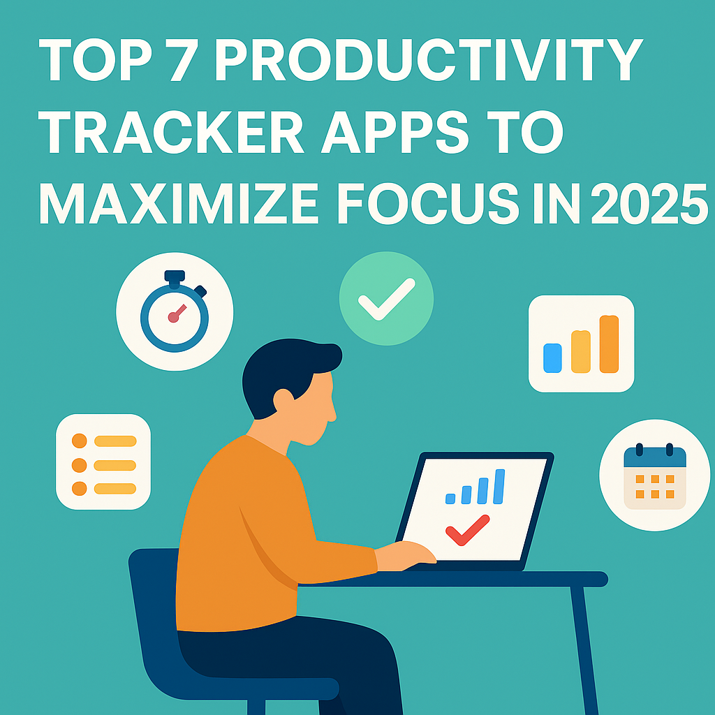 Dashboard view of best productivity tracker app in 2025
