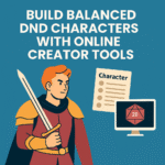 Visual comparison of DND character creator tools online