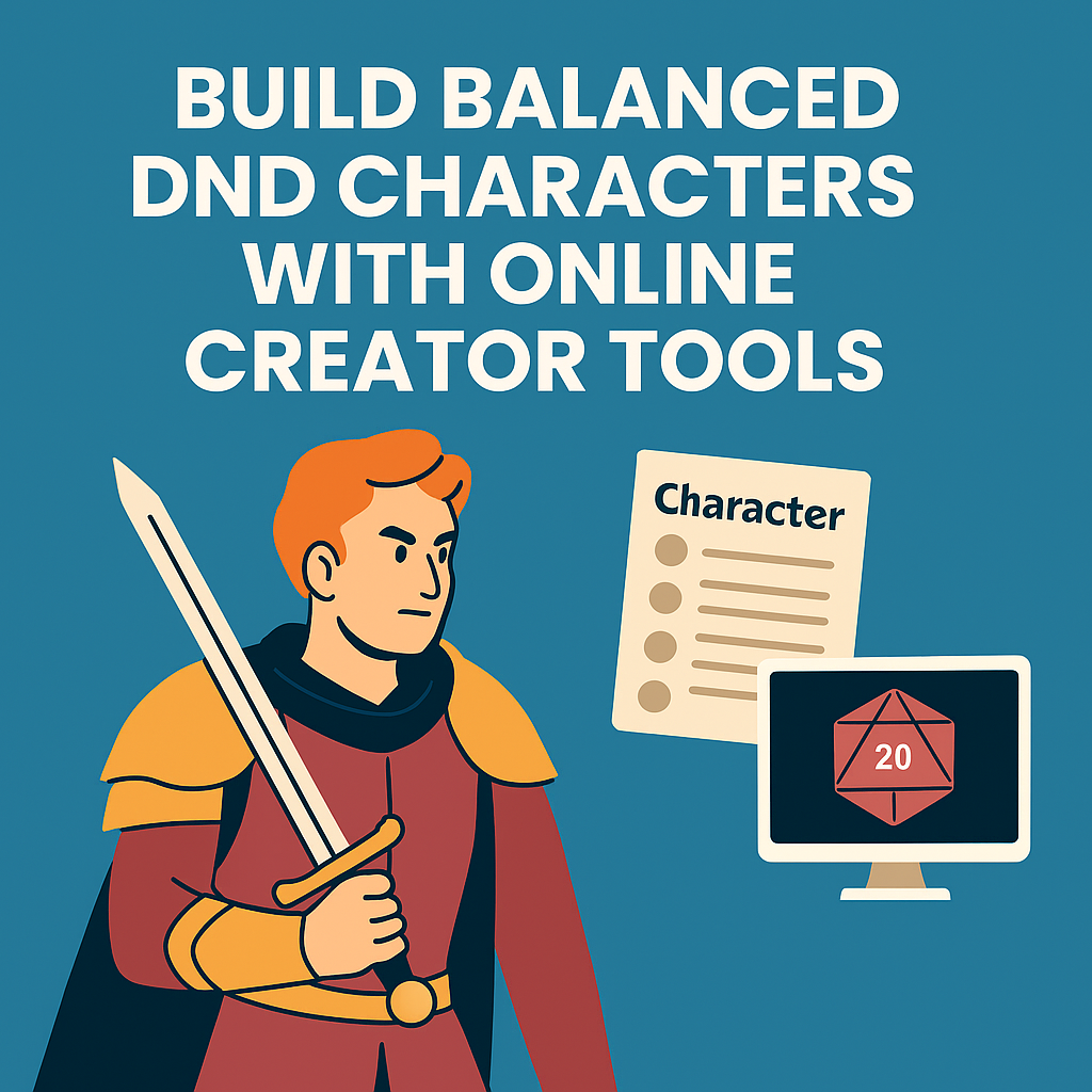 Visual comparison of DND character creator tools online
